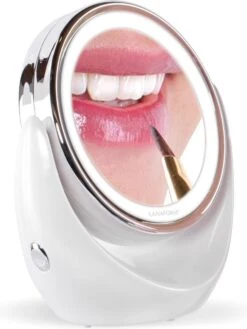 Lanaform X10 Spiegel Met Ringverlichting - Make-upspiegel - Ø11cm