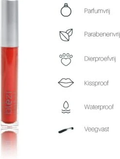 Blèzi® Lip Fix 95 Gracious Red - Lipstick - Lippenstift Langhoudend - Rood Bruin -Cosmetisch Korting 909x1200