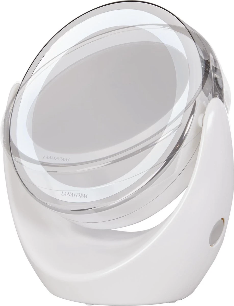 Lanaform X10 Spiegel Met Ringverlichting - Make-upspiegel - Ø11cm 4 Lanaform X10 Spiegel Met Ringverlichting - Make-upspiegel - Ø11cm - Afbeelding 4