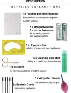 Lashes & More | Wimperextensions Starters Pakket + Luxe Nano Mister | Oefenset Voor Beginnend Wimperstylist | Lash Kit | Oefen Wimper Set -Cosmetisch Korting 926x1200 2