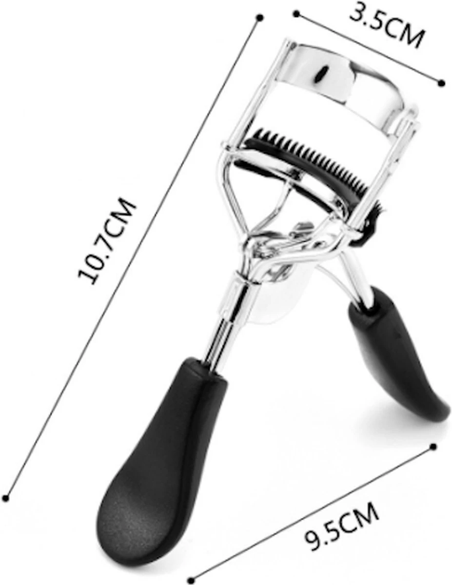 Merkloos Professionele Wimperkruller // Wimperkruller Met Kam // Mooi Krul Wimpers // Wimperliftend Effect Wimperkruller // Zwarte Wimperkruller 3 Merkloos Professionele Wimperkruller // Wimperkruller Met Kam // Mooi Krul Wimpers // Wimperliftend Effect Wimperkruller // Zwarte Wimperkruller - Afbeelding 3