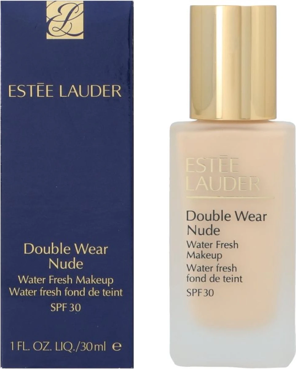 Estee Lauder - Double Wear Nude Water Fresh Makeup Spf30 Lightweight Foundation 1W1 Bone 30Ml 10 Estee Lauder - Double Wear Nude Water Fresh Makeup Spf30 Lightweight Foundation 1W1 Bone 30Ml - Afbeelding 10