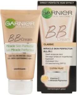 Garnier Face SkinActive - BB Cream Classic Light 5-in-1 Dagverzorging - 2x 50 Ml -Cosmetisch Korting 970x1200