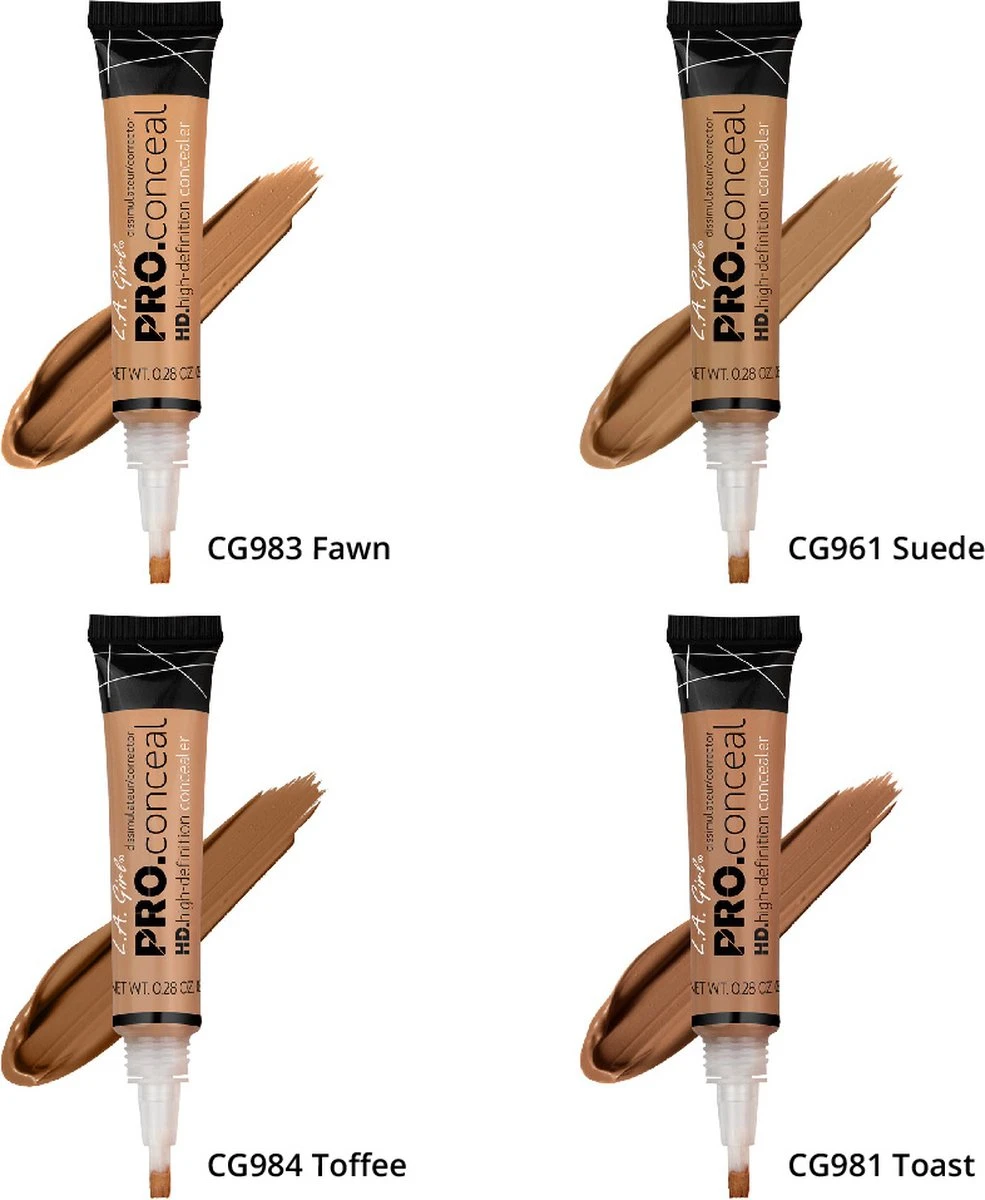 LA Girl - HD PRO Concealer - GC982 Warm Honey 9 LA Girl - HD PRO Concealer - GC982 Warm Honey - Afbeelding 9